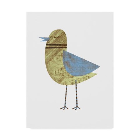 Trademark Fine Art John W. Golden 'Ring Necked Blue Winged Celery Bird' Canvas Art, 24x32 ALI30731-C2432GG